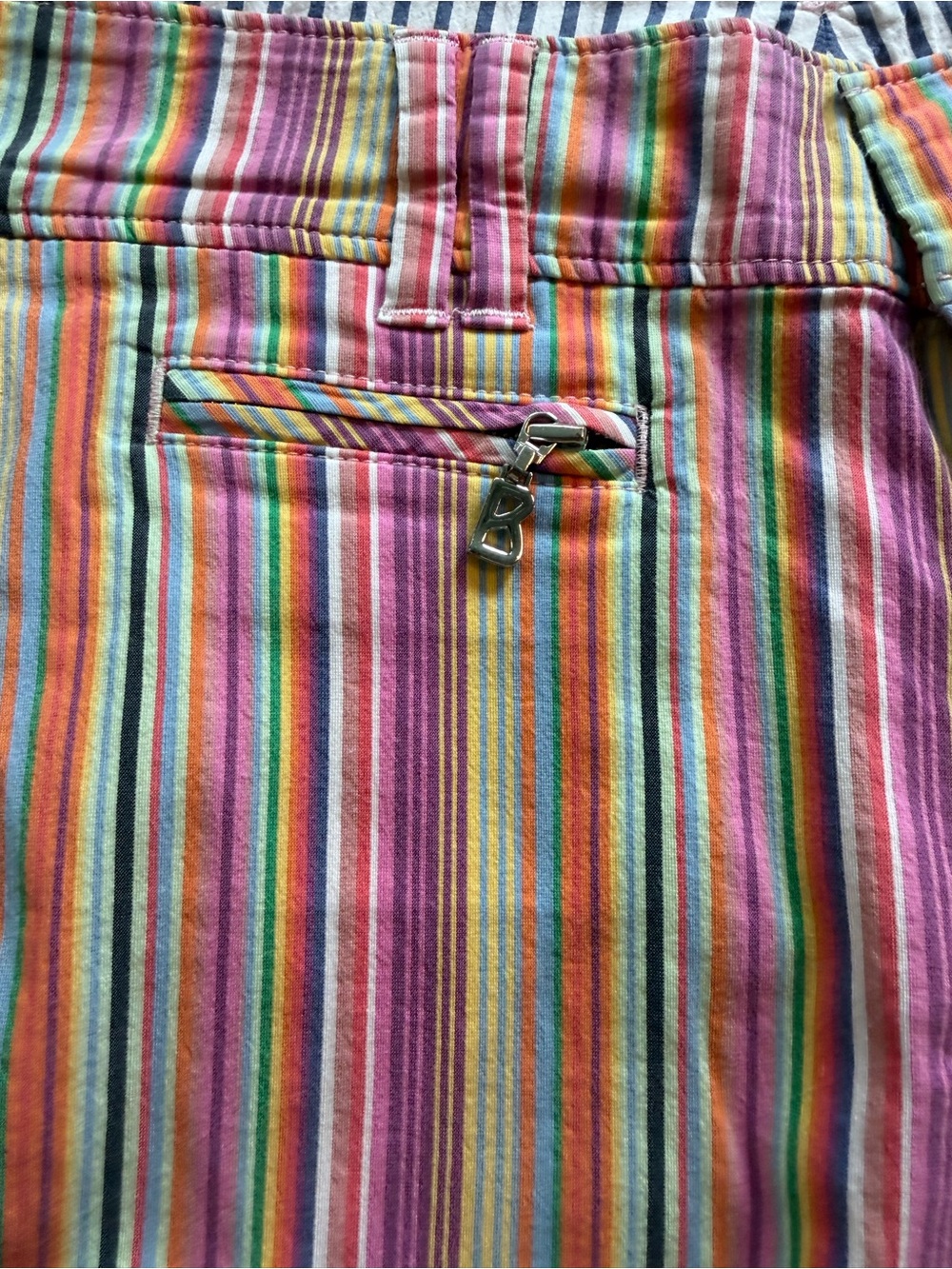 Women’s Multicolor Stripe Bogner Capri Pants size 6 - Picture 4 of 14